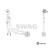 Control arm, suspension 33113932 Swag, Thumbnail 3