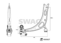 Control arm, suspension 33114453 Swag
