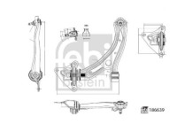 Control arm, wheel suspension 186639 FEBI