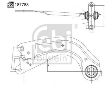 Control arm, wheel suspension 187788 FEBI, Image 3