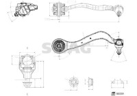 Control arm, wheel suspension 33109965 Swag