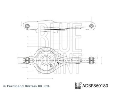 Control arm, wheel suspension ADBP860180 Blue Print