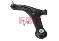 Control arm, wheel suspension