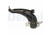 Control arm, wheel suspension