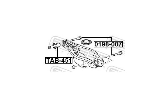 Fastening Bolts, control arm, Image 2