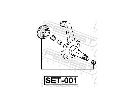 Repair Kit, steering knuckle, Image 2