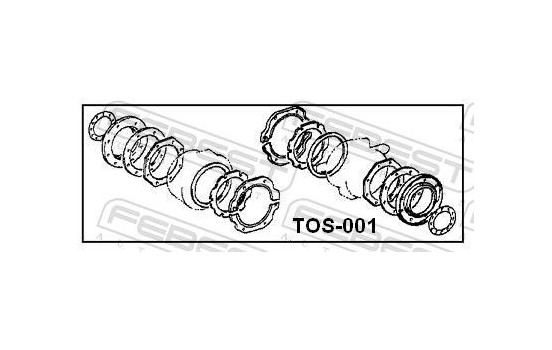 Repair Kit, steering knuckle, Image 2