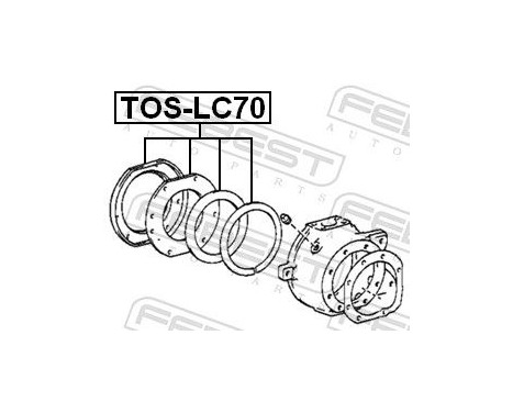 Repair Kit, steering knuckle, Image 2