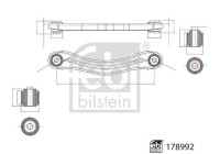 Rod/Support wheel suspension 178992 FEBI