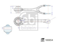support arm with bearing 183054 FEBI