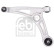 support arm with bearings, hinge, castellated nut and cotter pin 183592 FEBI