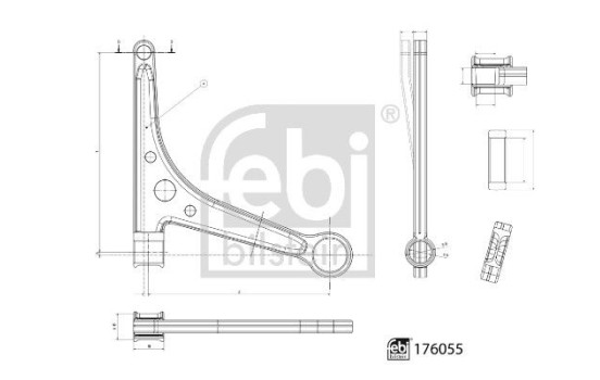 Track Control Arm 176055 FEBI, Image 2