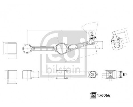 Track Control Arm 176066 FEBI