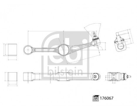 Track Control Arm 176067 FEBI