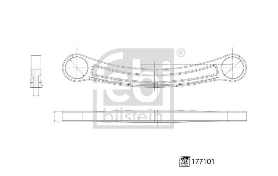Track Control Arm 177101 FEBI, Image 3
