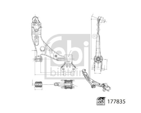 Track Control Arm 177835 FEBI