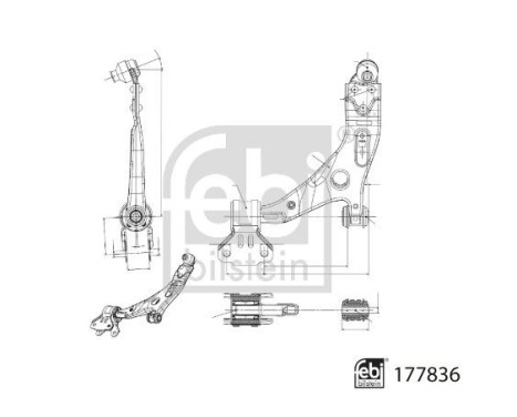 Track Control Arm 177836 FEBI, Image 2