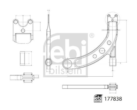 Track Control Arm 177838 FEBI