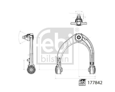 Track Control Arm 177842 FEBI, Image 2
