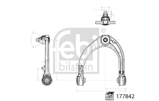 Track Control Arm 177842 FEBI, Image 2