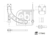 Track Control Arm 177843 FEBI