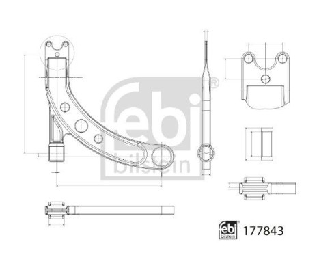 Track Control Arm 177843 FEBI, Image 2