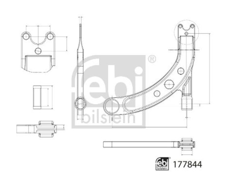 Track Control Arm 177844 FEBI