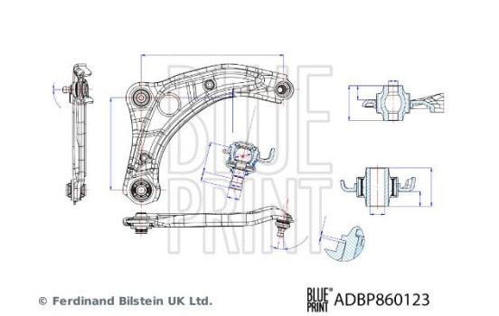 wishbone ADBP860123 Blue Print, Image 2