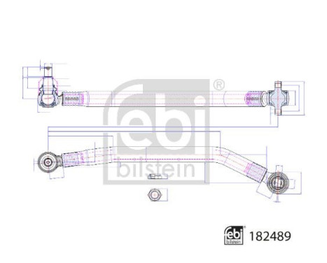 Wishbone, suspension 182489 FEBI