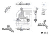 Wishbone, suspension 194333 FEBI
