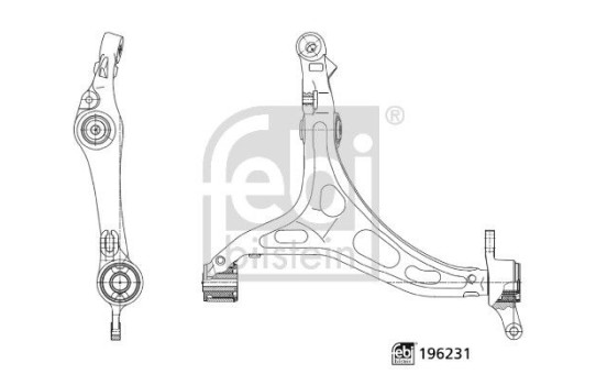 Wishbone, suspension 196231 FEBI