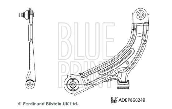 Wishbone, suspension ADBP860249 Blue Print
