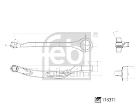 Wishbone, wheel suspension 176371 FEBI, Image 3