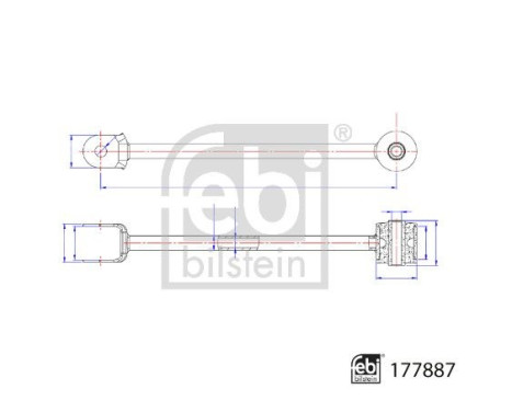 Wishbone, wheel suspension 177887 FEBI, Image 3