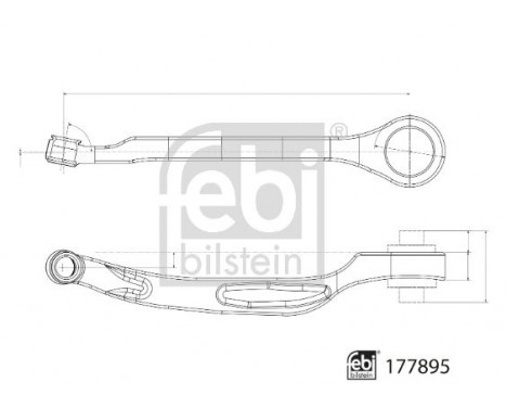 Wishbone, wheel suspension 177895 FEBI