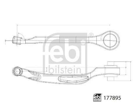 Wishbone, wheel suspension 177895 FEBI, Image 3