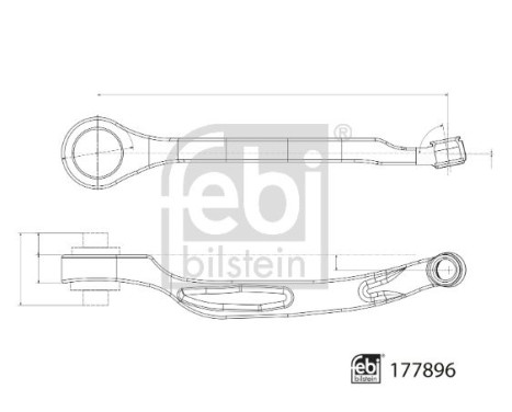 Wishbone, wheel suspension 177896 FEBI