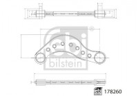 Wishbone, wheel suspension 178260 FEBI