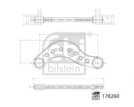 Wishbone, wheel suspension 178260 FEBI