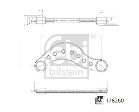 Wishbone, wheel suspension 178260 FEBI, Image 3