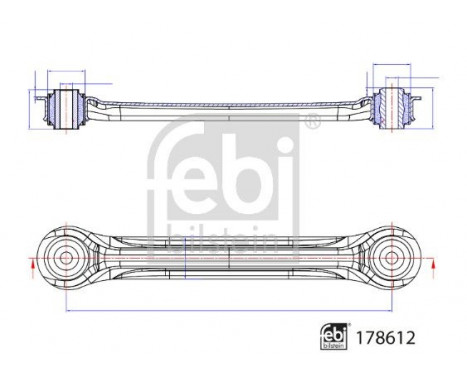 Wishbone, wheel suspension 178612 FEBI