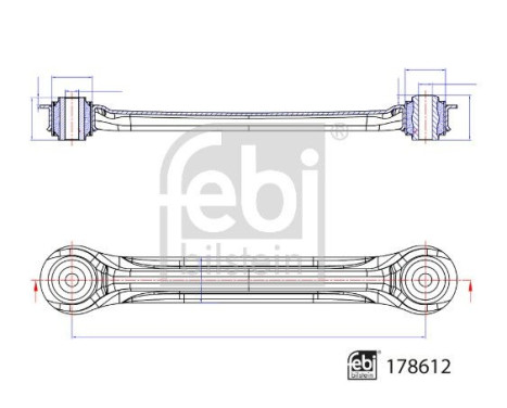 Wishbone, wheel suspension 178612 FEBI, Image 3