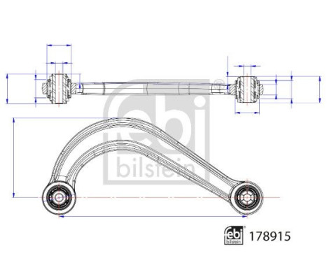 Wishbone, wheel suspension 178915 FEBI