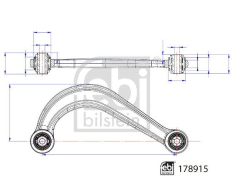 Wishbone, wheel suspension 178915 FEBI, Image 3