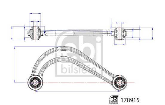 Wishbone, wheel suspension 178915 FEBI, Image 3