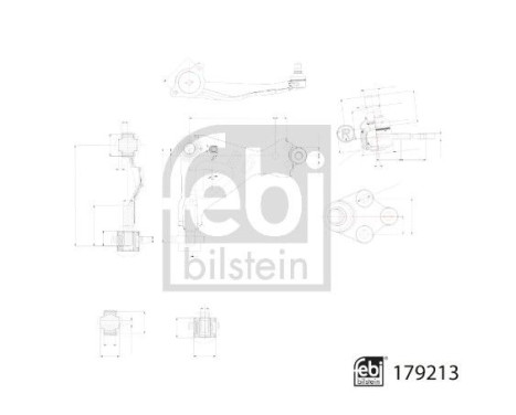 Wishbone, wheel suspension 179213 FEBI, Image 2