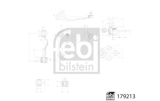 Wishbone, wheel suspension 179213 FEBI, Image 2