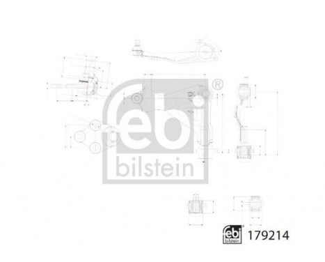 Wishbone, wheel suspension 179214 FEBI, Image 3