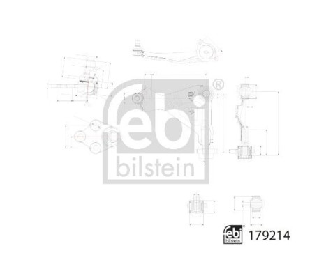 Wishbone, wheel suspension 179214 FEBI, Image 3