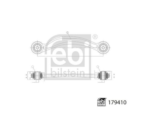 Wishbone, wheel suspension 179410 FEBI, Image 3